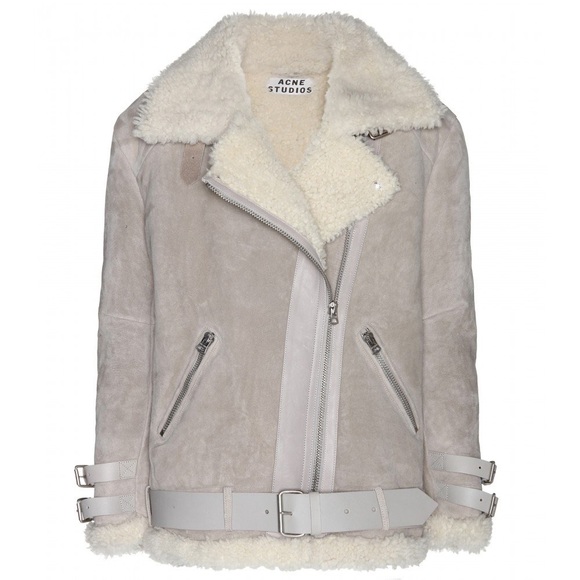 Acne Velocite shearling jacket size 32 (US 2-4) - Picture 12 of 16